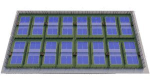 16 pickleball courts layout