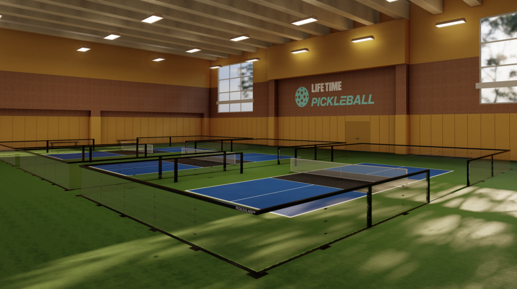 LIFETIME pickleball glass court