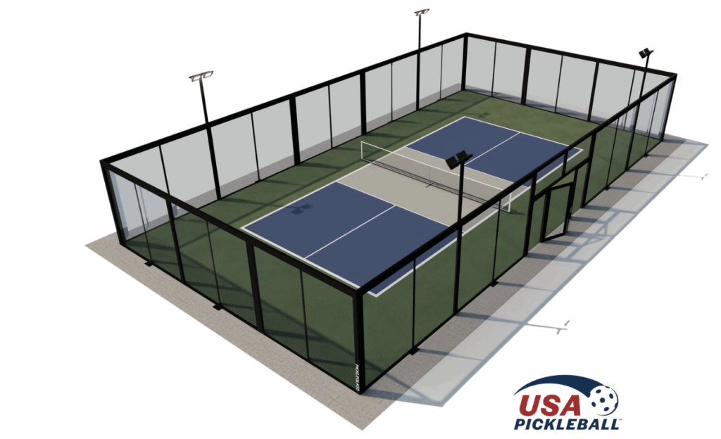 PICKLEGLASS™ Single Court