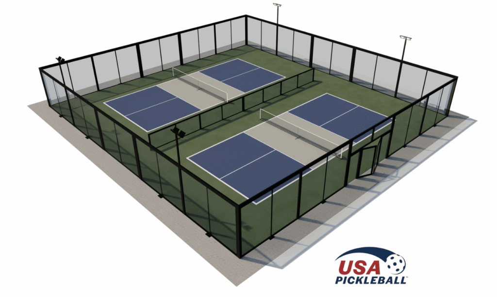 PICKLEGLASS™ Double Court