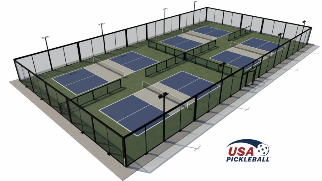 PICKLEGLASS™ Quad Court