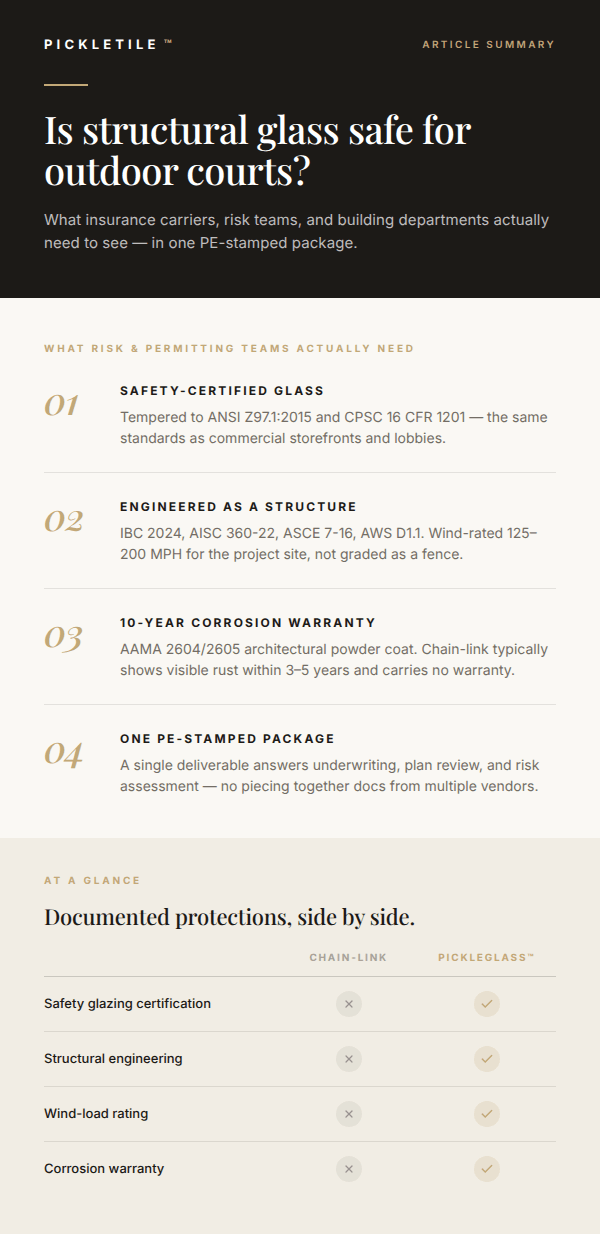 Glass safety infographic