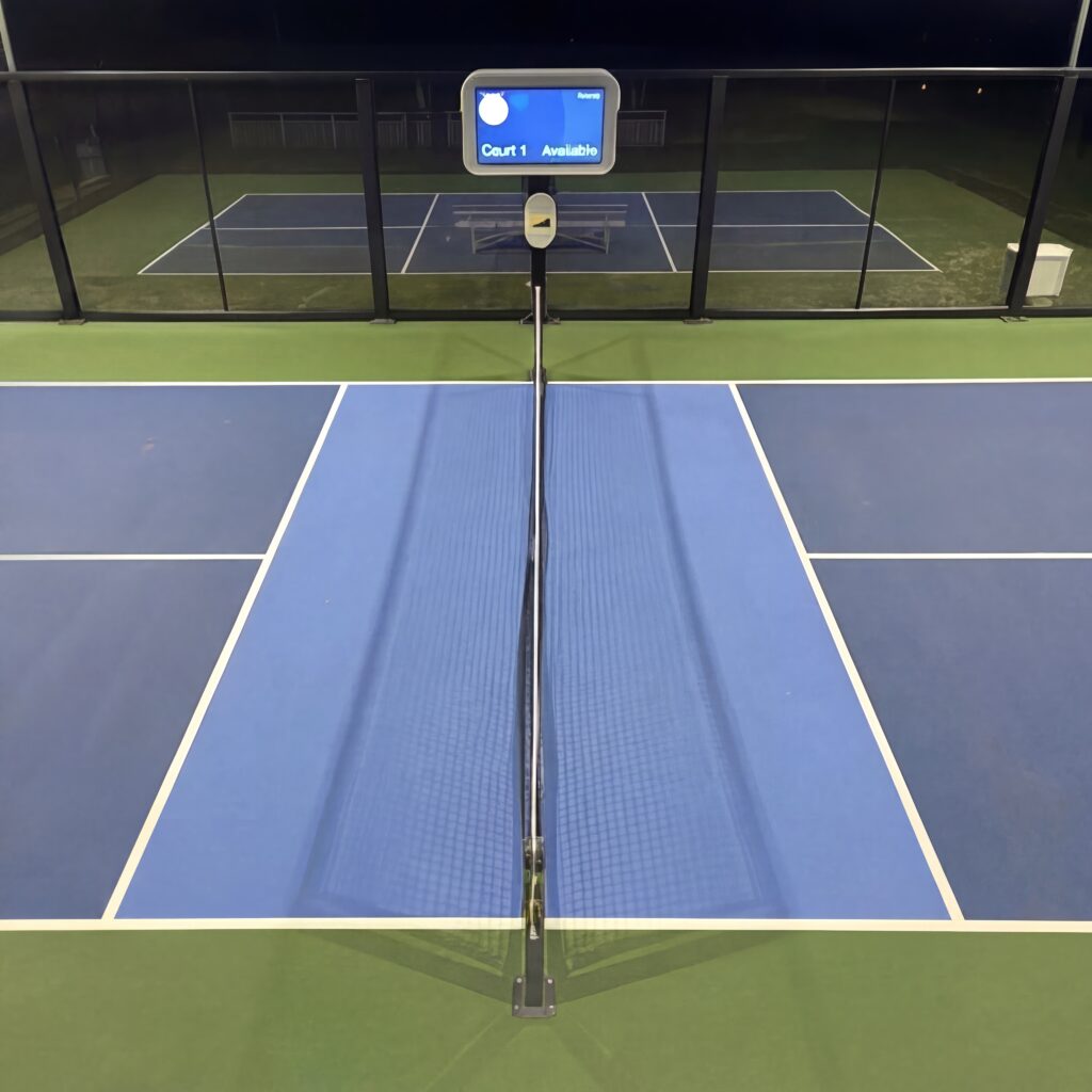 Single Glass Pickleball Court