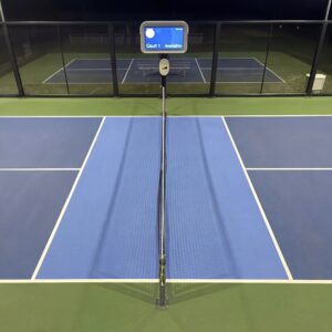 Single Glass Pickleball Court