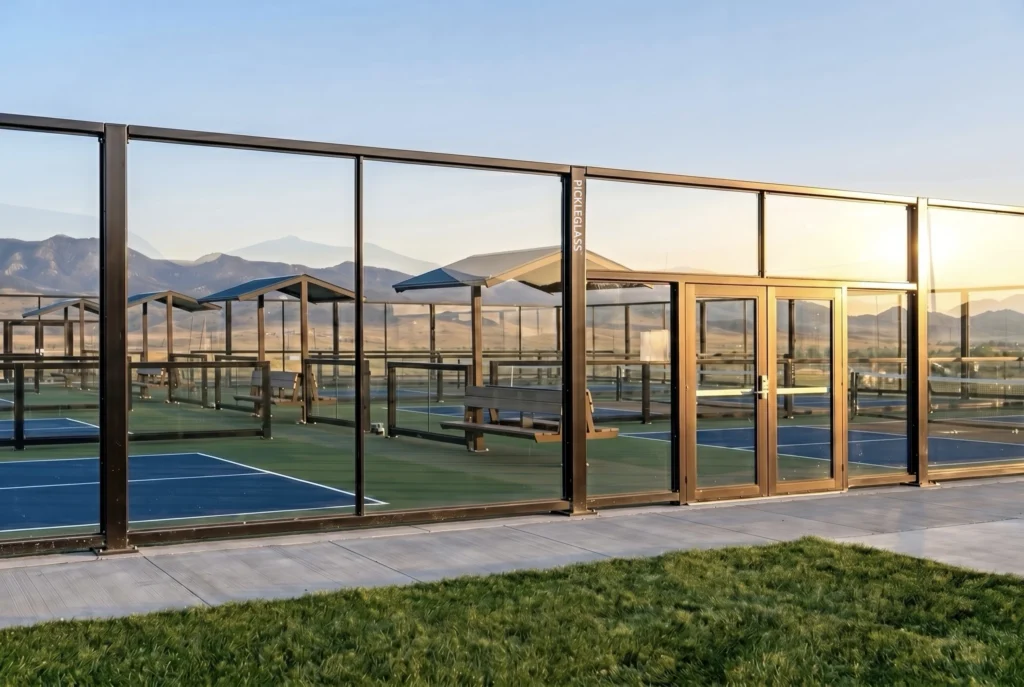 Glass Pickleball Courts